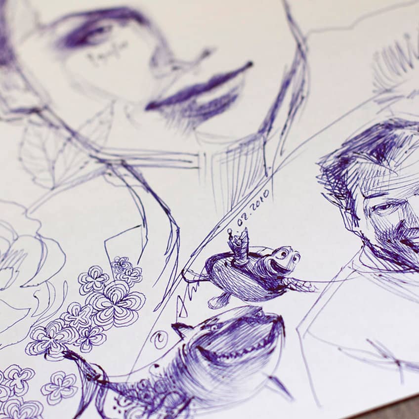 Alcis, Illustrator – Skizzen, Schnellzeichnungen, Roughs